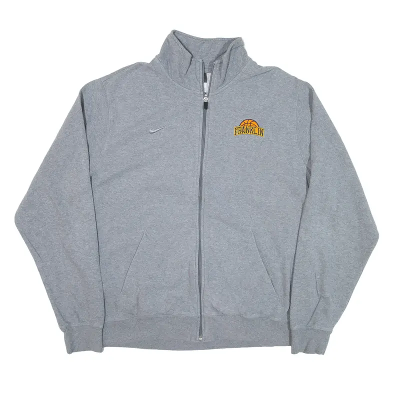 NIKE Franklin Basketball Jacket Grey Mens L
