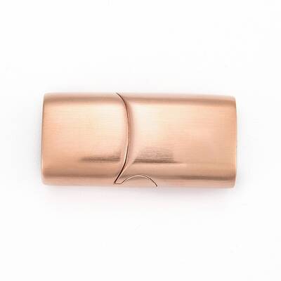 304 Stainless Steel Magnetic Clasps with Glue-in Ends
