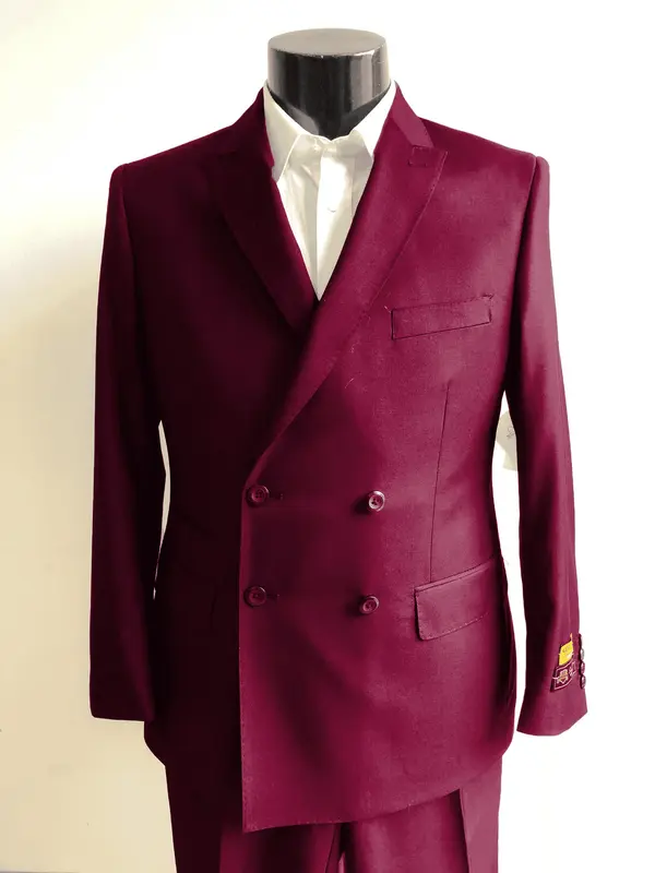 DB-Slim Burgundy - Wholesale Mens Suits - Wholesale Suits