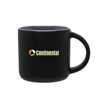 48 Custom 14 oz Minolo Mug - Matte Black - Storm Gray - Microwave ...