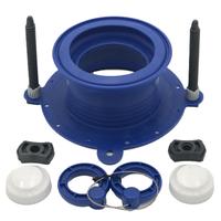 One-N-Done Universal Toilet Repair Kit Toilet Parts: Toilet Seal, Bolts, Toilet Bolt Caps. Toilet Kit Replaces Leaky Toilet W...
