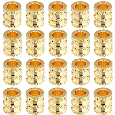 30Pcs Rack Plating Brass Beads