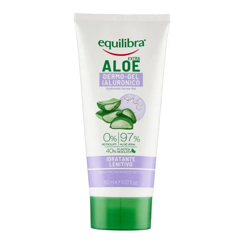 Equilibra Aloe Dermo Gel Ialuronico Idratante Lenitivo Tubo 150 Ml