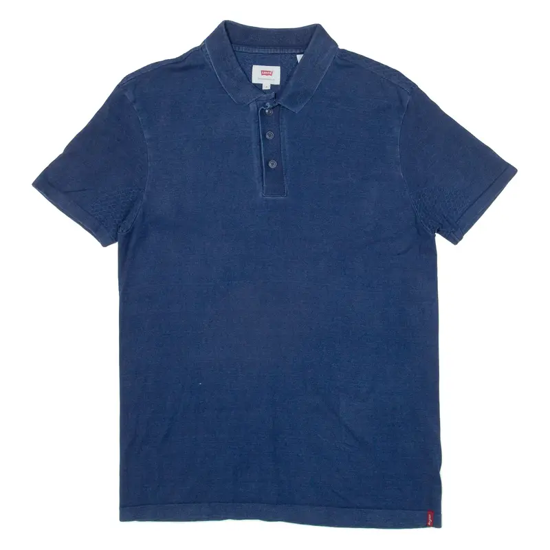 LEVI'S Mens Polo Shirt Blue S