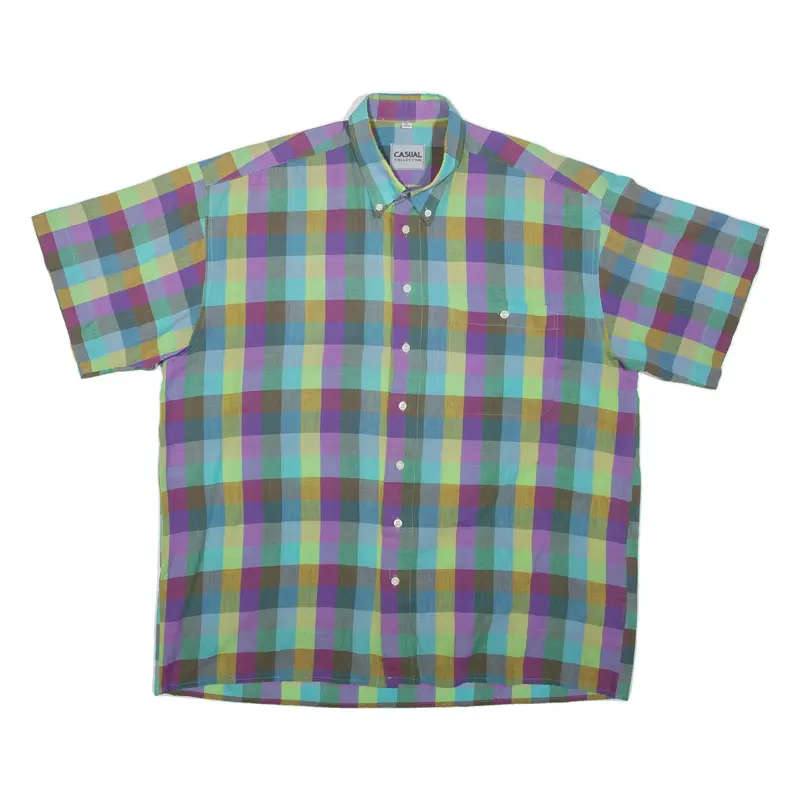 CASUAL COLLECTION Mens Shirt Blue Check XL