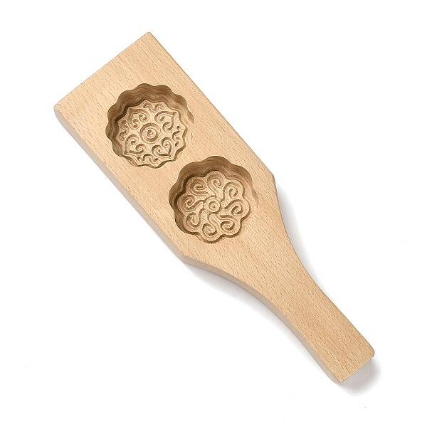 Beech Wooden Press Mooncake Mold