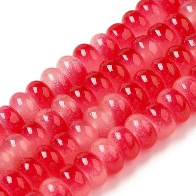 Baking Paint Glass Beads Strands