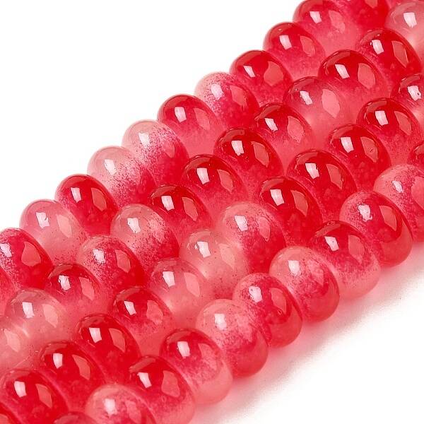 Baking Paint Glass Beads Strands