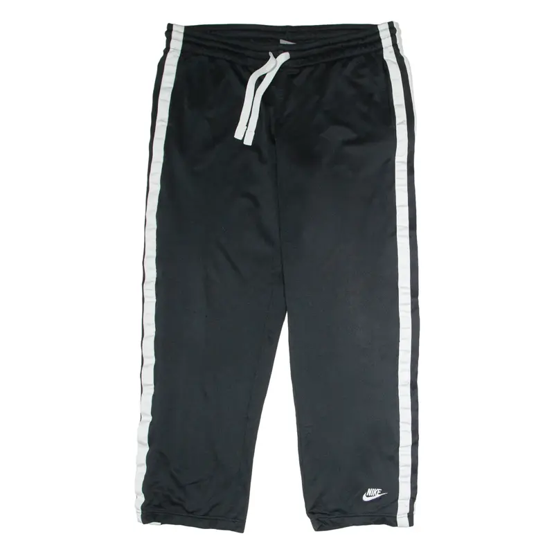 NIKE Mens Track Pants Black Straight L W38 L28