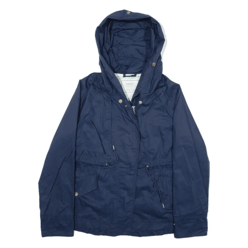 ZARA BASIC Jacket Blue Womens S