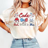 4th of July Nurse Shirt, Fourth of July Registered Nurse Sweatshirt, Independence Day Nursing Tee, Patriotic Tshirt