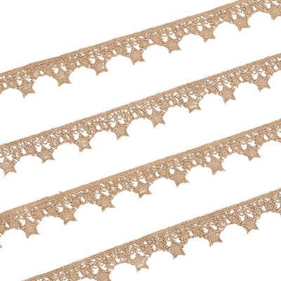 Star Polyester Lace Trim Ribbon