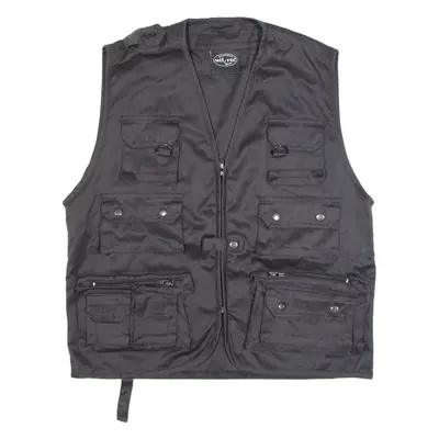 MIL-TEC Mens Military Waistcoat Black S