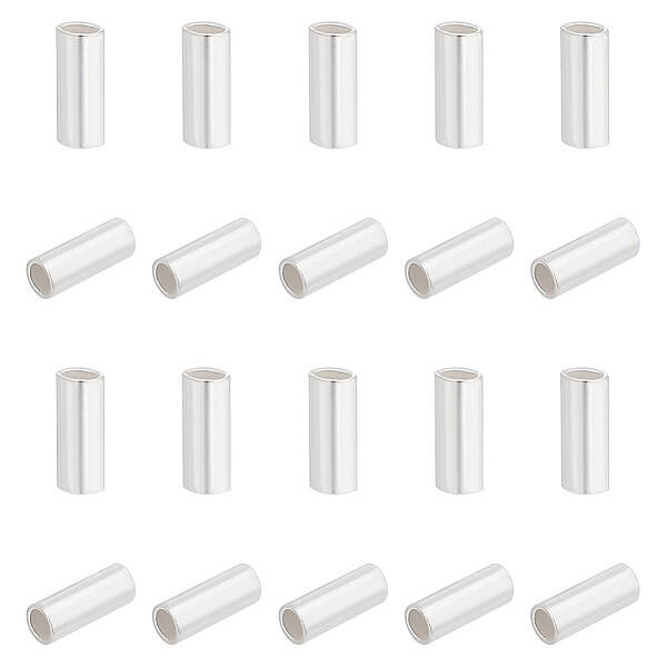 20Pcs 925 Sterling Silver Spacer Beads