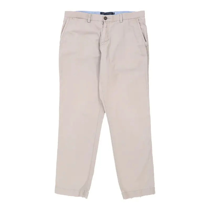 Tommy Hilfiger Chinos - 35W 30L Grey Cotton