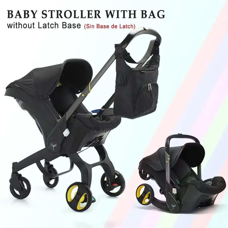 Baby Stroller with Free Bag ,Newborn Stroller,Foldable Stroller Legs,Equipped with Chest Clip,One-Click Contraction Function,...