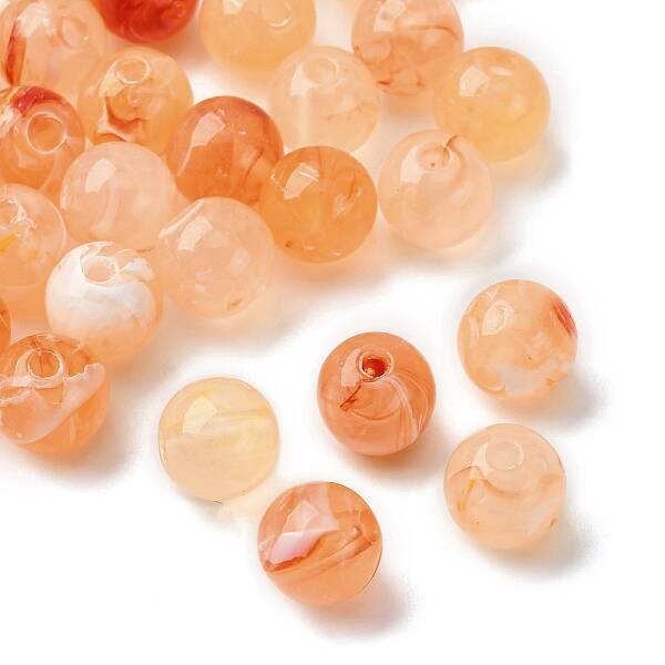 40Pcs Transparent Acrylic Beads