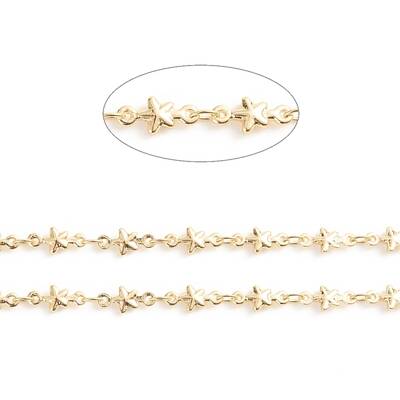 Brass Star Link Chains