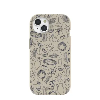 London Fog Mediterranean Moments iPhone 15 Case