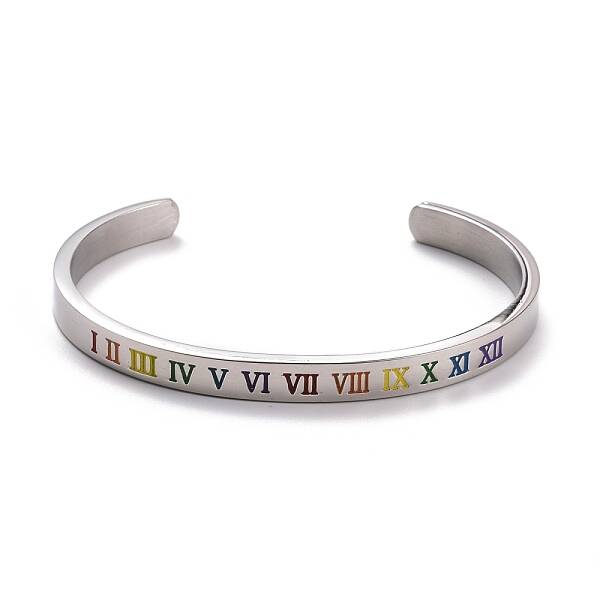 Rainbow Pride Cuff Bangle