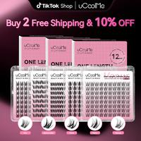 One Size Flora Venus Fairy DIY Lashes Cluster Ultra Thin Band Soft Lashes For Beginner Gift