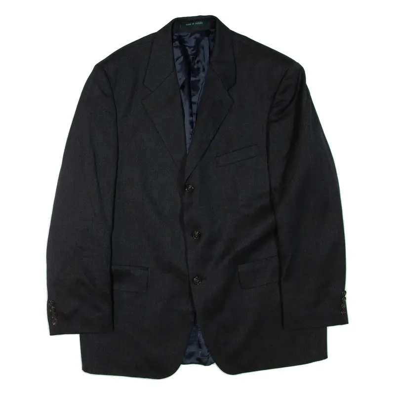 LAUREN RALPH LAUREN Mens Blazer Jacket Grey Wool XL