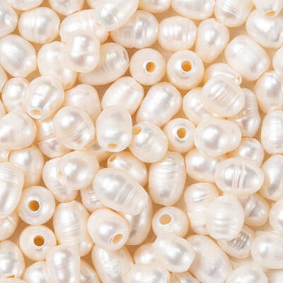 Large Hole Pearl Beads