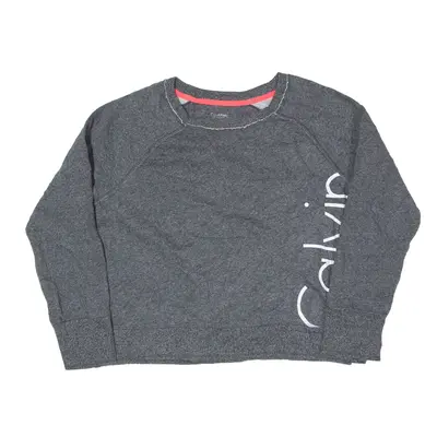 CALVIN KLEIN PERFORMANCE Sweatshirt Grey Womens XL