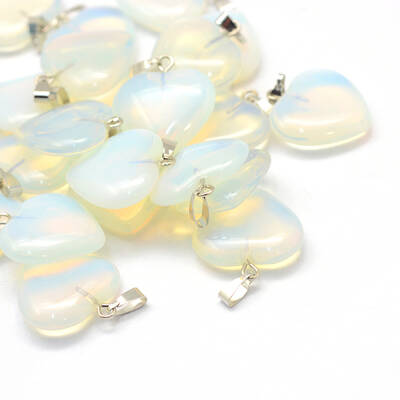 Heart Opalite Pendants