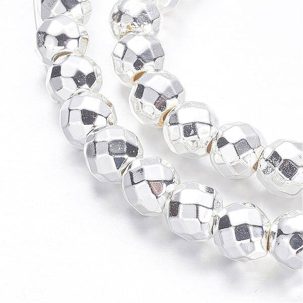 Non-magnetic Synthetic Hematite Beads Strands