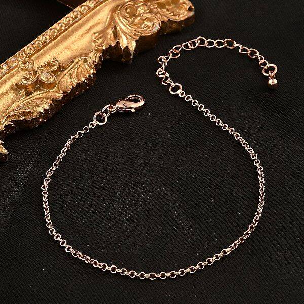 Brass Rolo Chain Bracelets for Women