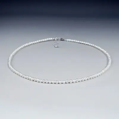 HY006 3.5-4.5mm baby Pearl necklace fresh water pearls