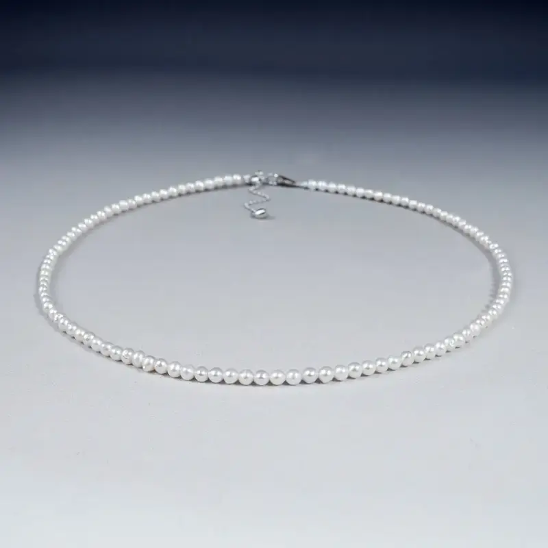 HY006 3.5-4.5mm baby Pearl necklace fresh water pearls
