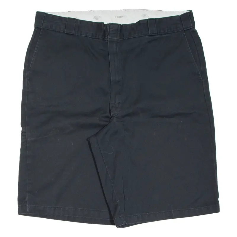 DICKIES Mens Workwear Shorts Blue Loose 2XL W42