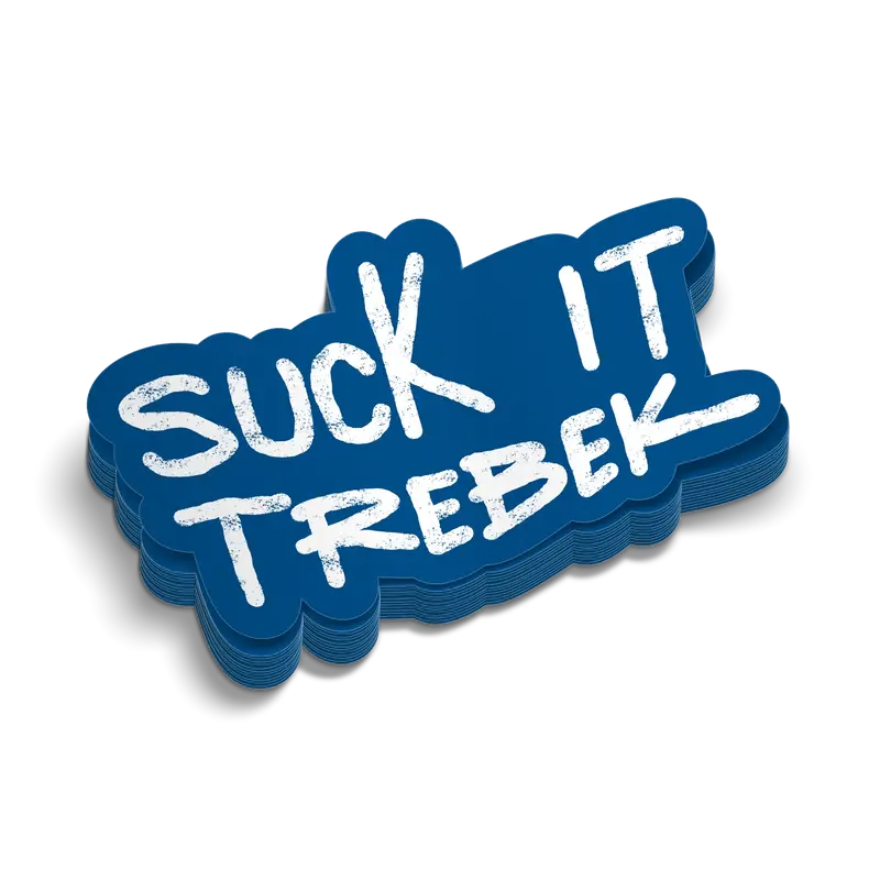 Suck It Trebek - Hard Hat Decal