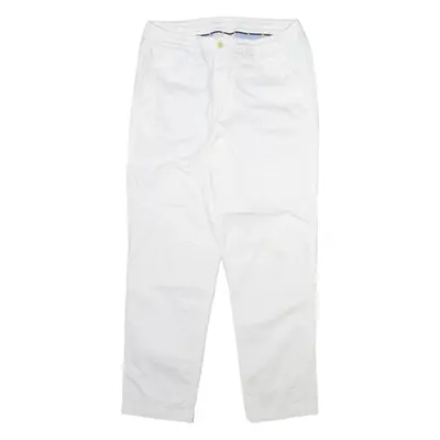 POLO RALPH LAUREN Mens Trousers White Slim Straight W30 L28