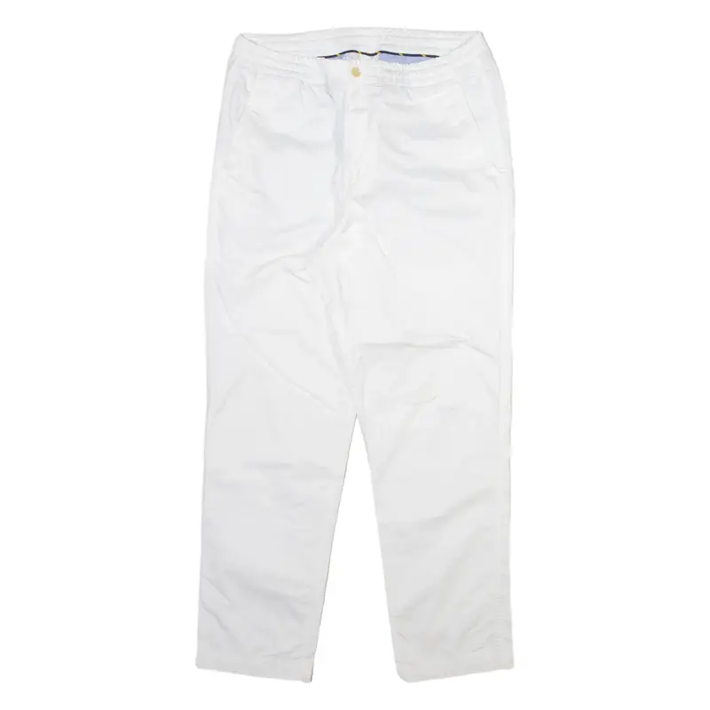 POLO RALPH LAUREN Mens Trousers White Slim Straight W30 L28