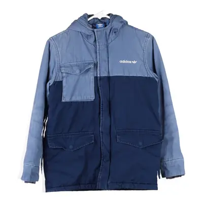 Age 11-12 Adidas Jacket - Large Blue Cotton