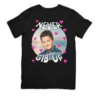 Never Gib Up - Gibby iCarly Joke Funny Gen Z Shirt Dank Meme Humor Nickelodeon Top Menswear Streetwear Shortsleeve Crewneck T...