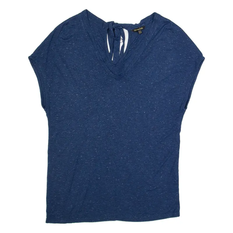 MASSIMO DUTTI Womens Top Blue XS