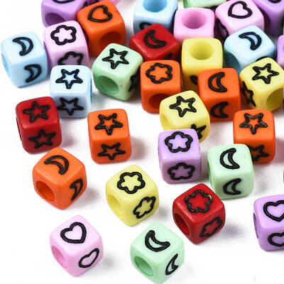 Opaque Acrylic Beads