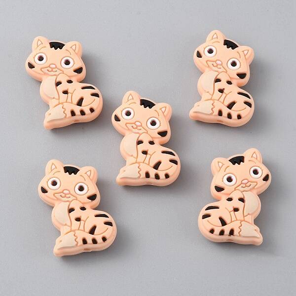 Cat Silicone Beads