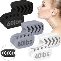 Silicone Jaw Trainer, 6pcs Multi Resistance Level Upgrade Fishbone Design Jaw Trainer, Facial Muscle Trainer, Fitness Accesso...