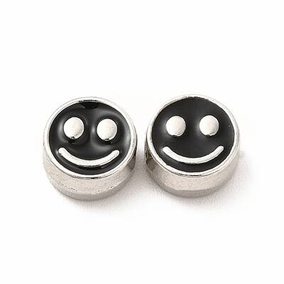 Rack Plating Alloy Enamel Beads