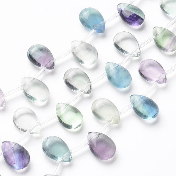 Natural Fluorite Beads Strands