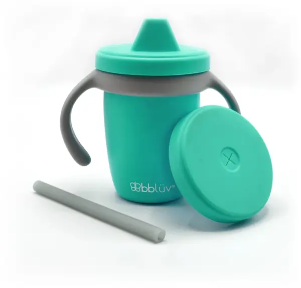 BBLÜV Sippy Cup Leak-Proof Aqua 240 ml