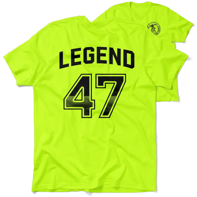 47 Legend - Safety Yellow Hi-Vis T-Shirt