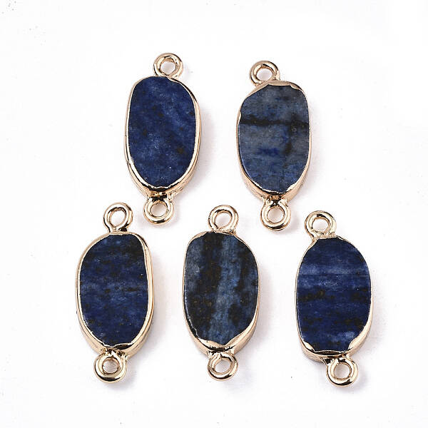 Natural Lapis Lazuli Links Connectors
