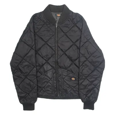 DICKIES Mens Quilted Jacket Black S