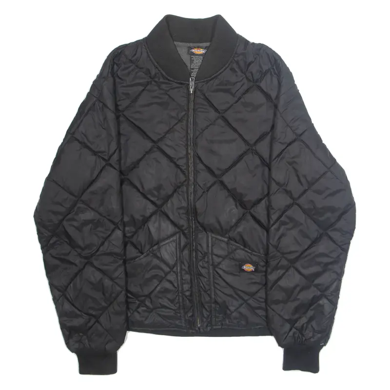 DICKIES Mens Quilted Jacket Black S
